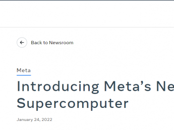 助力元宇宙基建 Meta推出新一代人工智能超级计算机