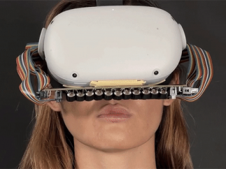 元宇宙中能接吻了！CMU推出VR头显外挂，复刻唇部逼真触觉