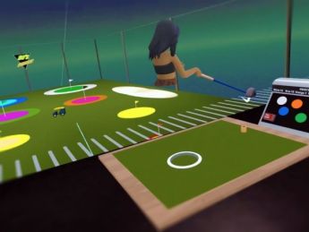 玩家在元宇宙Horizon Worlds建造了一个Topgolf球场