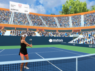 元宇宙里练网球能提高成绩？全球首个VR网球训练平台落户美国