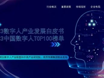 虚拟人制作公司世优科技入选“2023中国数字人TOP100榜单”